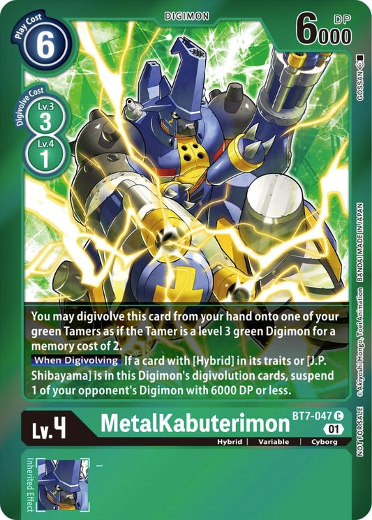 Image for MetalKabuterimon (Event Pack 3) (BT7-047 C) (Next Adventure) - Digimon Card Game