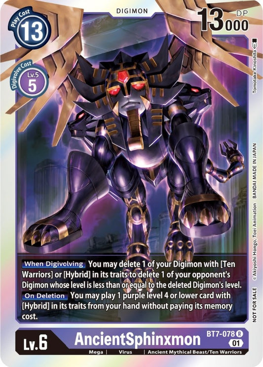 Image for AncientSphinxmon (Event Pack 3) (BT7-078 R) (Next Adventure) - Digimon Card Game