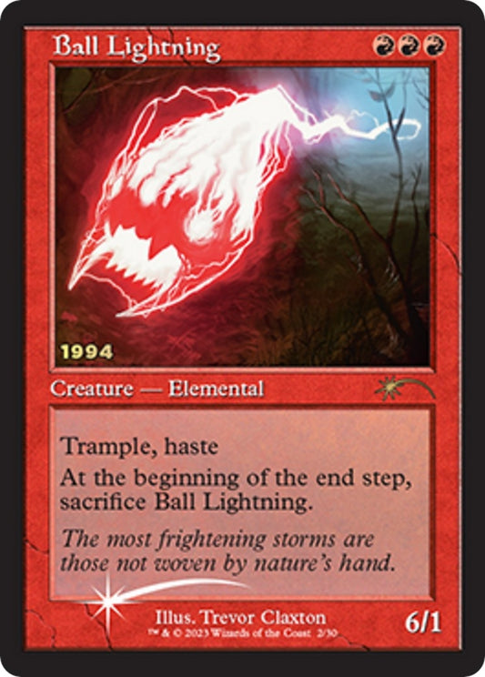 Image for Ball Lightning (2) (30th Anniversary Promos) - Magic: The Gathering