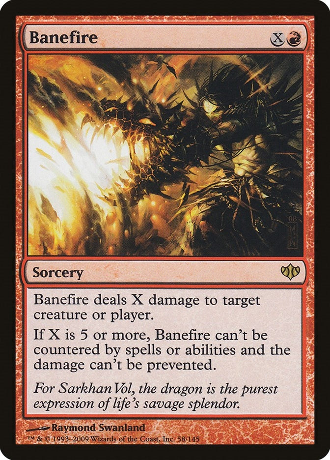 Image for Banefire (58) (Conflux) - Magic: The Gathering