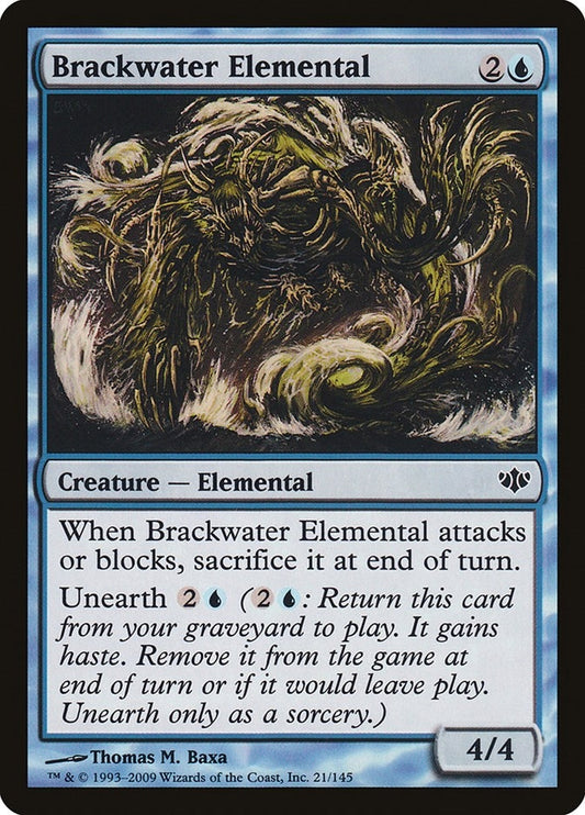 Image for Brackwater Elemental (21) (Conflux) - Magic: The Gathering