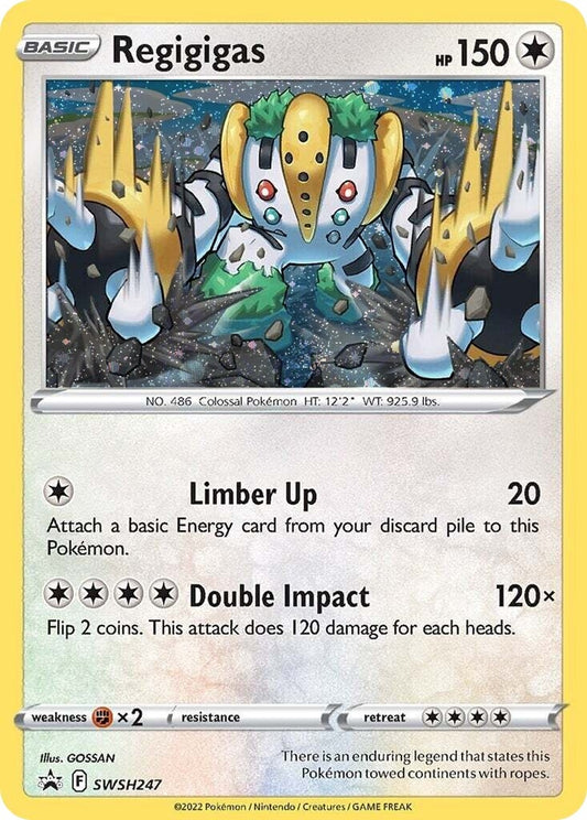 Image for Regigigas - SWSH247 (Cosmos Holo) (SWSH247) (SWSH: Sword & Shield Promo Cards) - Pokemon