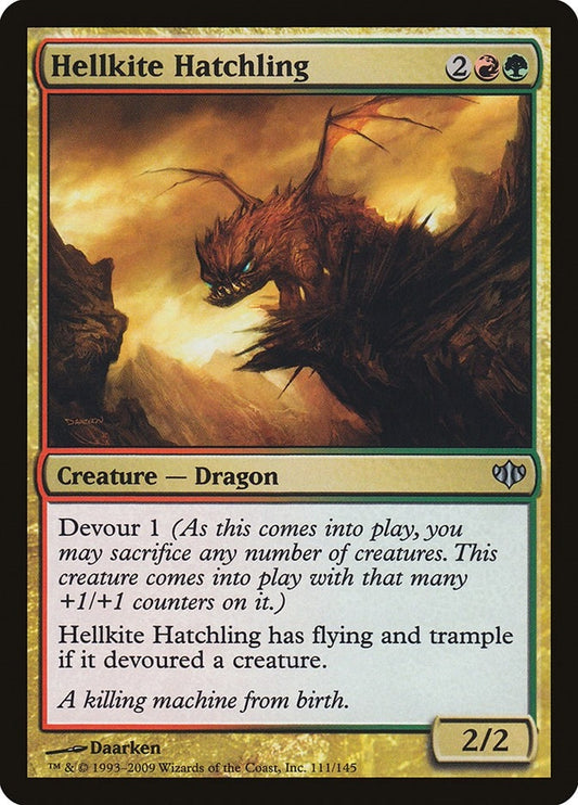 Image for Hellkite Hatchling (111) (Conflux) - Magic: The Gathering