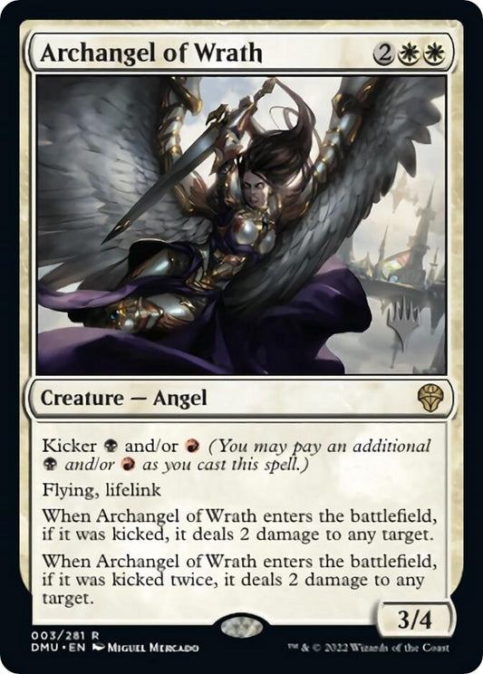 Image for Archangel of Wrath (3) (Promo Pack: Dominaria United) - Magic: The Gathering