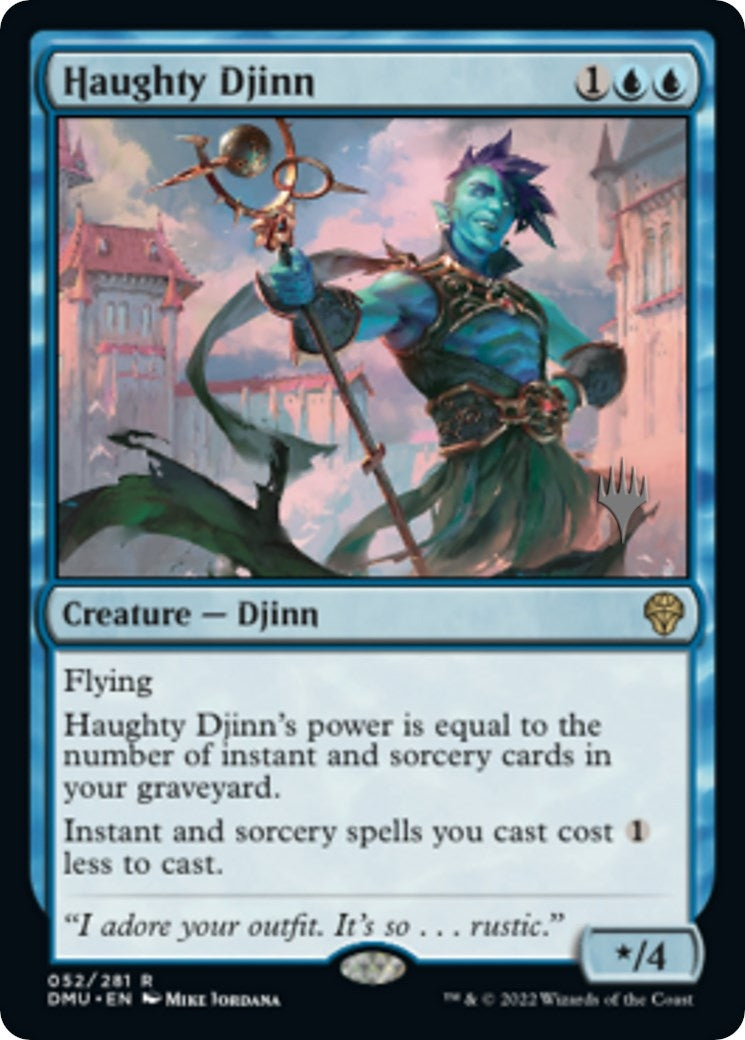 Image for Haughty Djinn (52) (Promo Pack: Dominaria United) - Magic: The Gathering