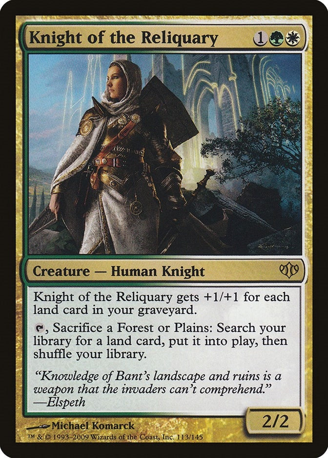 Image for Knight of the Reliquary (113) (Conflux) - Magic: The Gathering