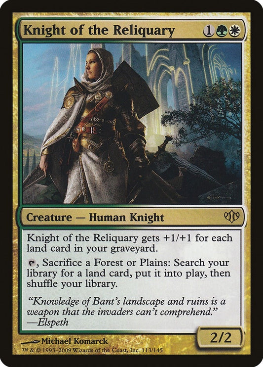 Image for Knight of the Reliquary (113) (Conflux) - Magic: The Gathering