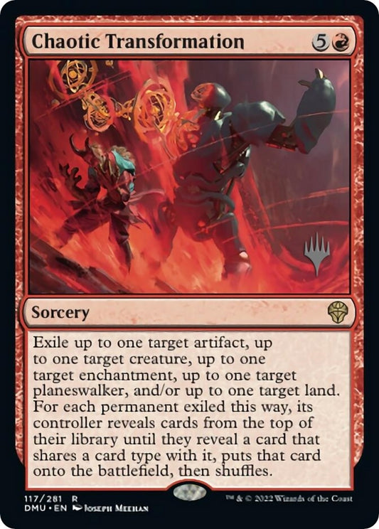 Image for Chaotic Transformation (117) (Promo Pack: Dominaria United) - Magic: The Gathering