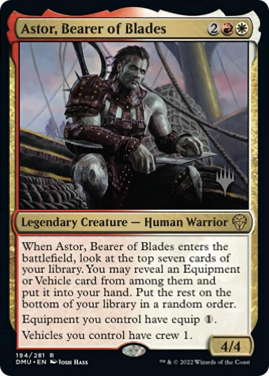Image for Astor, Bearer of Blades (194) (Promo Pack: Dominaria United) - Magic: The Gathering