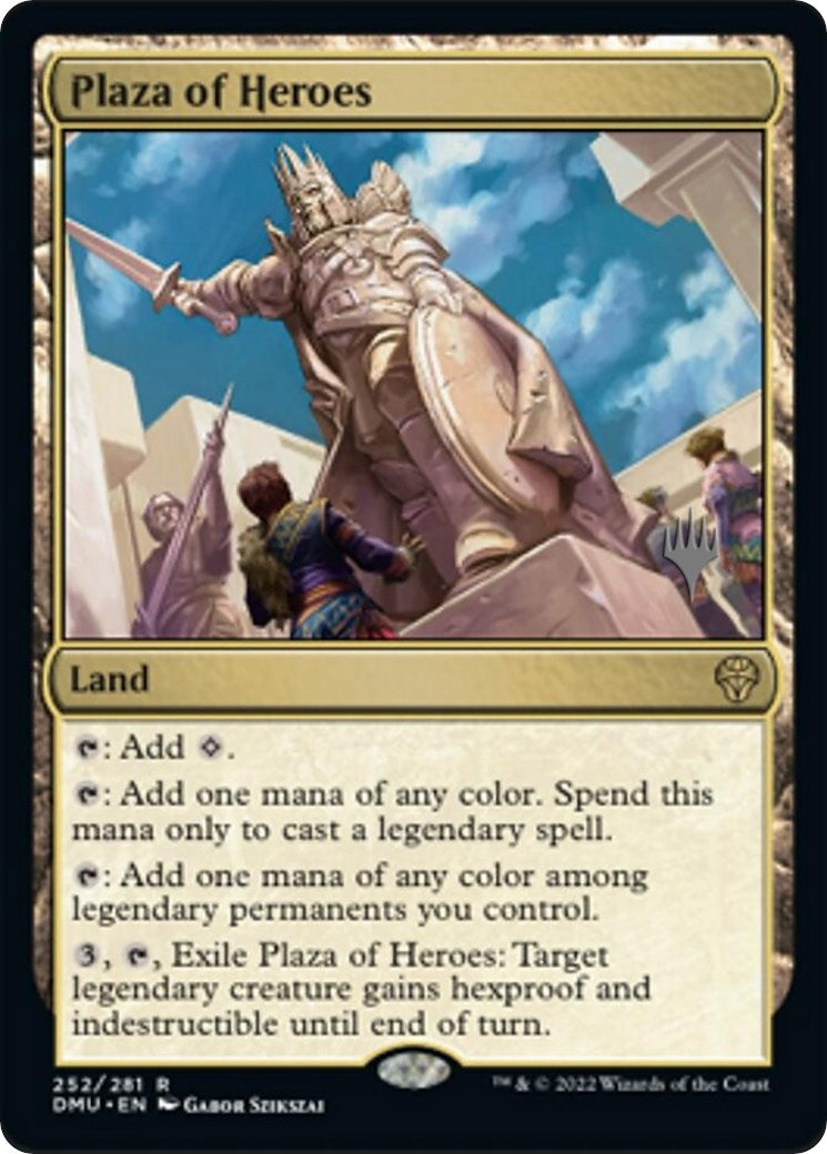 Image for Plaza of Heroes (252) (Promo Pack: Dominaria United) - Magic: The Gathering