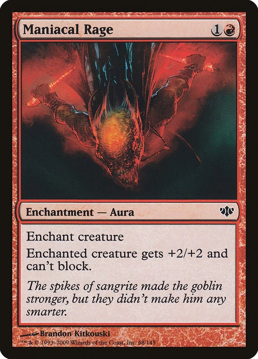 Image for Maniacal Rage (68) (Conflux) - Magic: The Gathering