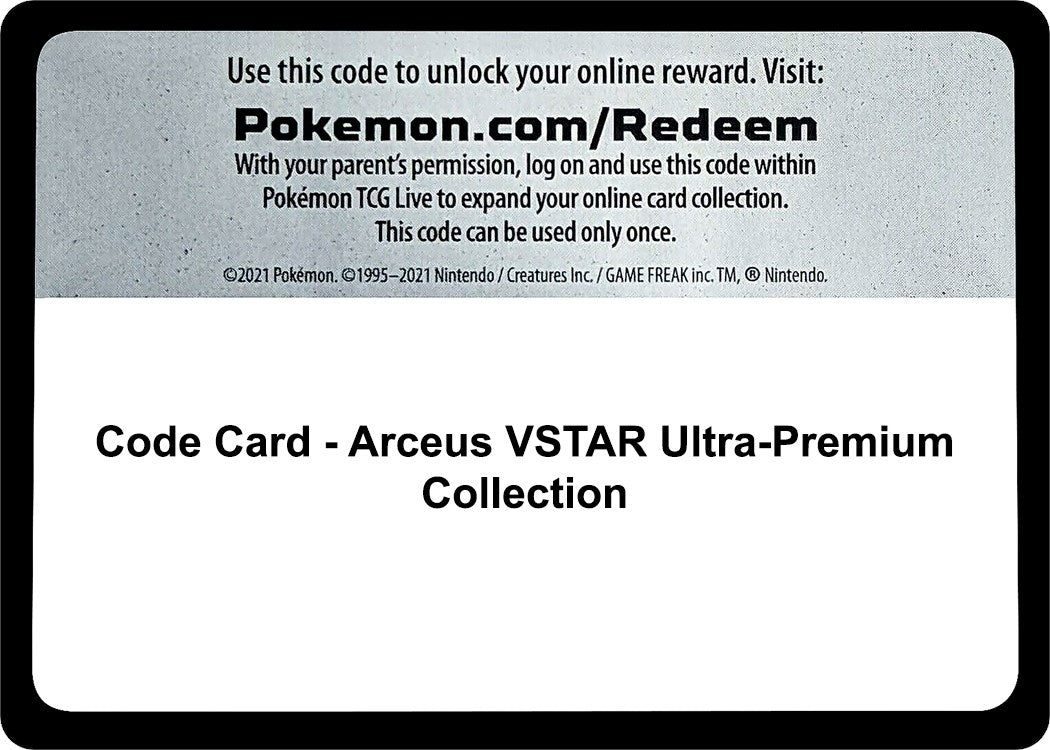 Image for Code Card - Arceus VSTAR Ultra-Premium Collection (Miscellaneous Cards & Products) - Pokemon