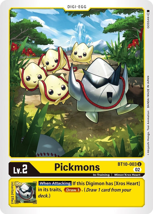 Image for Pickmons (BT10-003 U) (Xros Encounter) - Digimon Card Game