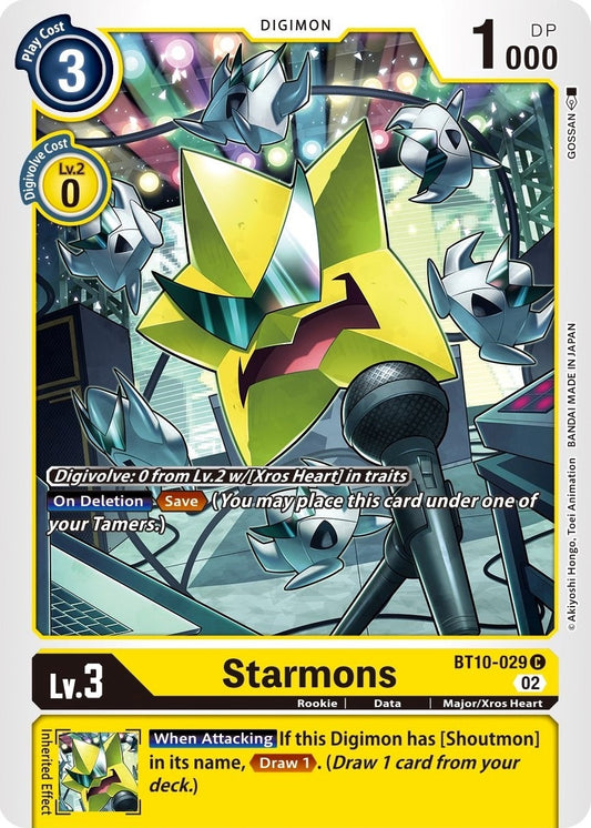 Image for Starmons (BT10-029 C) (Xros Encounter) - Digimon Card Game
