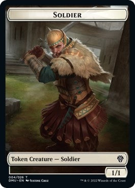 Image for Soldier // Badger Double-Sided Token (4 // 15) (Dominaria United) - Magic: The Gathering