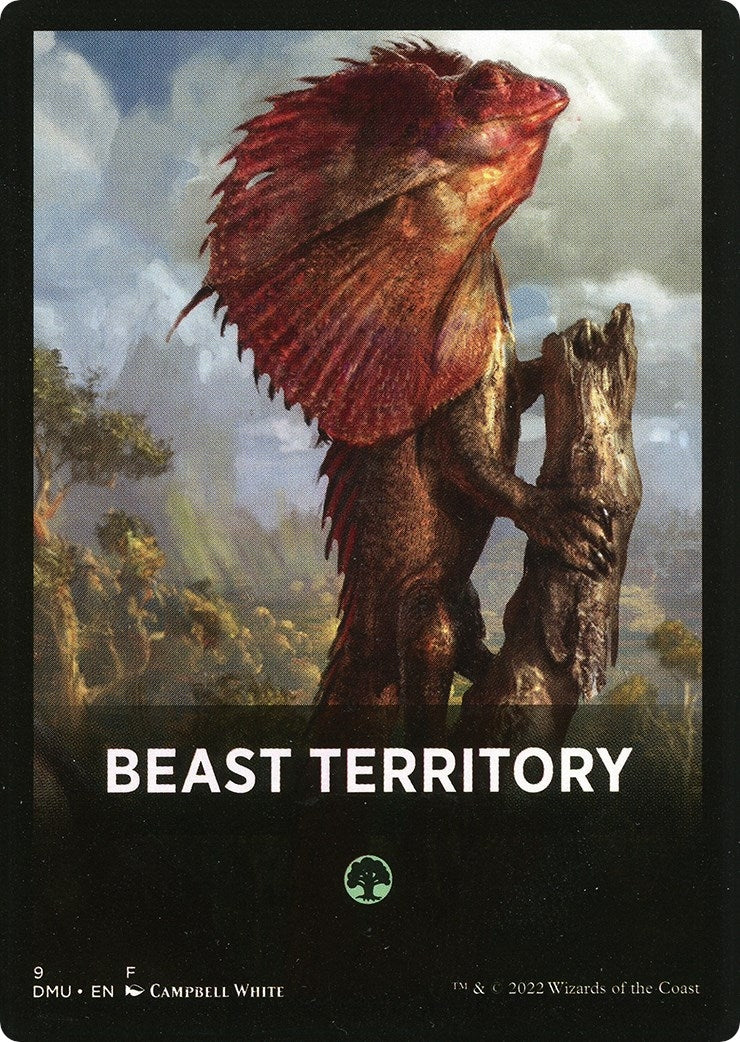 Image for Beast Territory Theme Card (9) (Dominaria United) - Magic: The Gathering