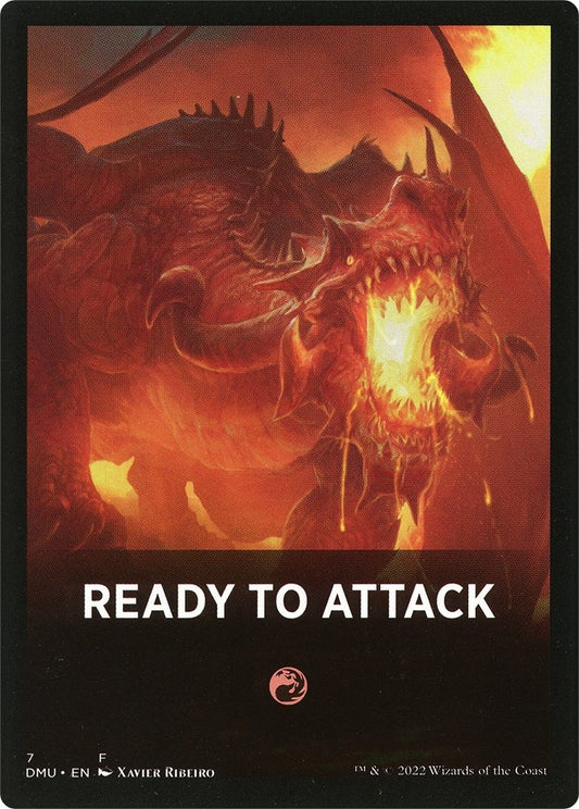 Image for Ready to Attack Theme Card (7) (Dominaria United) - Magic: The Gathering
