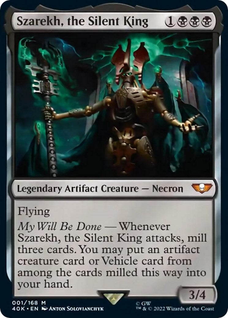 Image for Szarekh, the Silent King (Surge Foil) (1) (Universes Beyond: Warhammer 40,000) - Magic: The Gathering