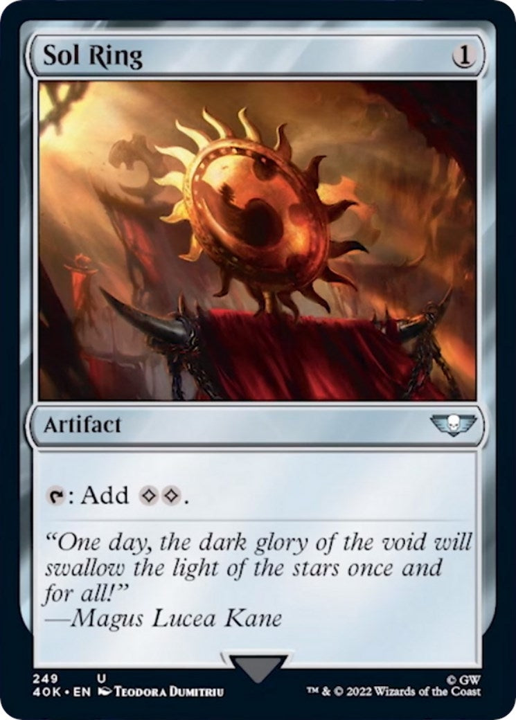 Image for Sol Ring (249) (Surge Foil) (249) (Universes Beyond: Warhammer 40,000) - Magic: The Gathering