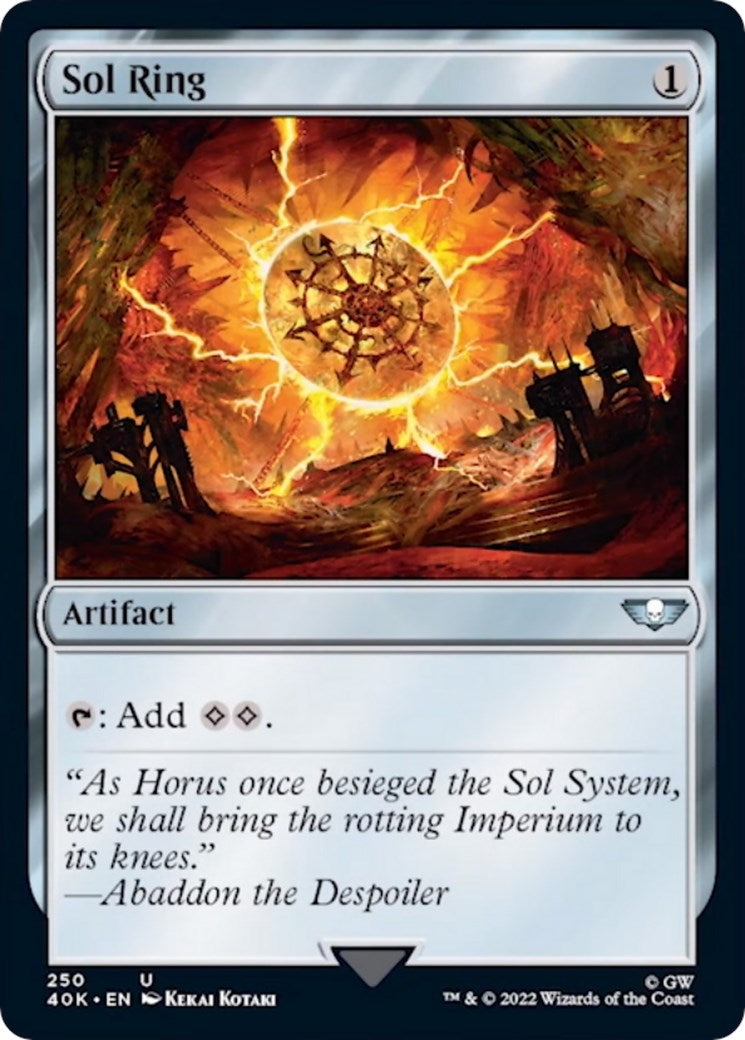 Image for Sol Ring (250) (250) (Universes Beyond: Warhammer 40,000) - Magic: The Gathering