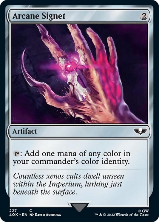 Image for Arcane Signet (227) (227) (Universes Beyond: Warhammer 40,000) - Magic: The Gathering