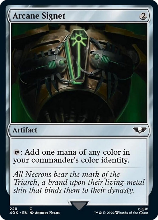 Image for Arcane Signet (228) (228) (Universes Beyond: Warhammer 40,000) - Magic: The Gathering
