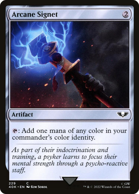 Image for Arcane Signet (229) (229) (Universes Beyond: Warhammer 40,000) - Magic: The Gathering