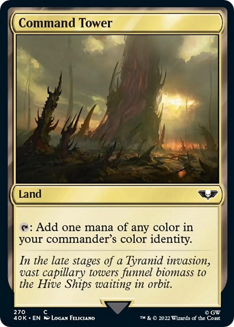 Image for Command Tower (270) (270) (Universes Beyond: Warhammer 40,000) - Magic: The Gathering