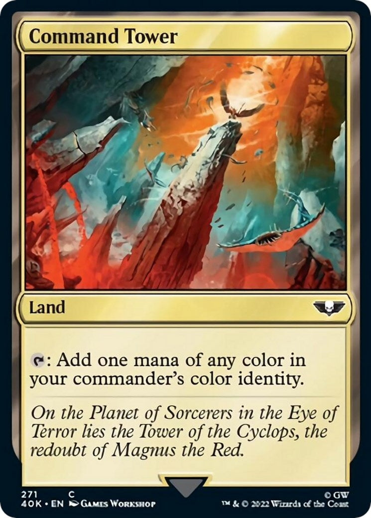 Image for Command Tower (271) (Surge Foil) (271) (Universes Beyond: Warhammer 40,000) - Magic: The Gathering