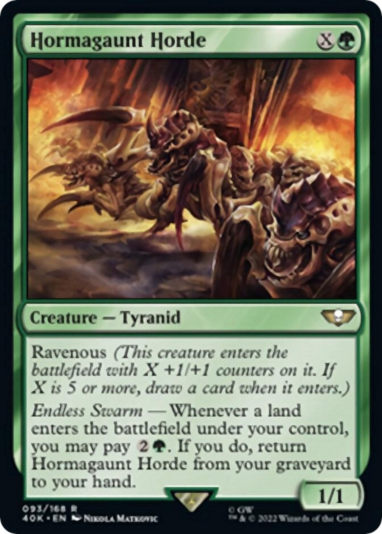 Image for Hormagaunt Horde (Surge Foil) (93) (Universes Beyond: Warhammer 40,000) - Magic: The Gathering