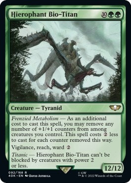 Image for Hierophant Bio-Titan (Surge Foil) (92) (Universes Beyond: Warhammer 40,000) - Magic: The Gathering