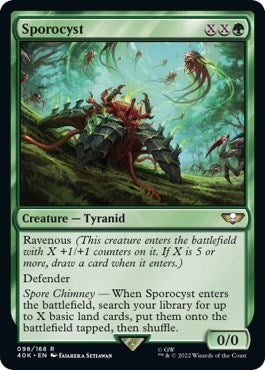 Image for Sporocyst (98) (Universes Beyond: Warhammer 40,000) - Magic: The Gathering