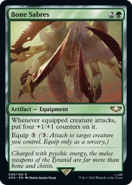 Image for Bone Sabres (88) (Universes Beyond: Warhammer 40,000) - Magic: The Gathering