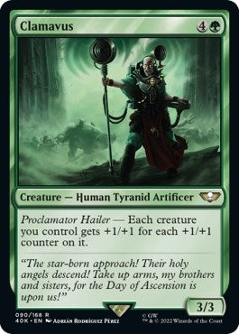 Image for Clamavus (Surge Foil) (90) (Universes Beyond: Warhammer 40,000) - Magic: The Gathering