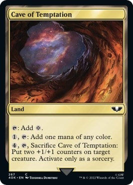 Image for Cave of Temptation (267) (Universes Beyond: Warhammer 40,000) - Magic: The Gathering