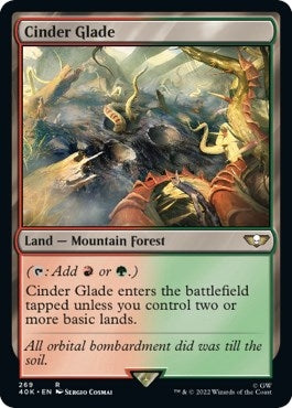 Image for Cinder Glade (Surge Foil) (269) (Universes Beyond: Warhammer 40,000) - Magic: The Gathering