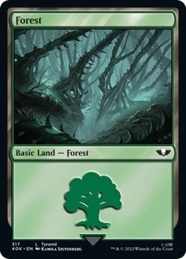 Image for Forest (317) (317) (Universes Beyond: Warhammer 40,000) - Magic: The Gathering