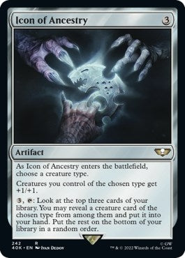 Image for Icon of Ancestry (242) (Universes Beyond: Warhammer 40,000) - Magic: The Gathering