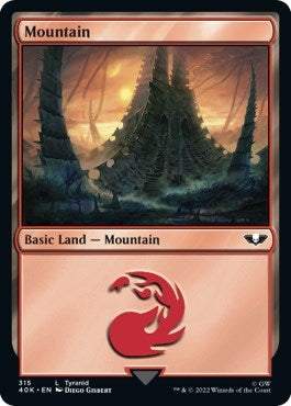 Image for Mountain (315) (315) (Universes Beyond: Warhammer 40,000) - Magic: The Gathering