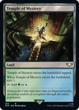 Image for Temple of Mystery (299) (Universes Beyond: Warhammer 40,000) - Magic: The Gathering