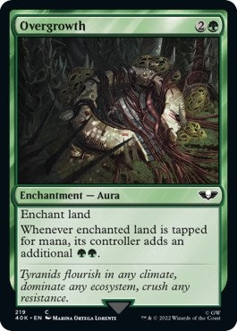 Image for Overgrowth (Surge Foil) (219) (Universes Beyond: Warhammer 40,000) - Magic: The Gathering