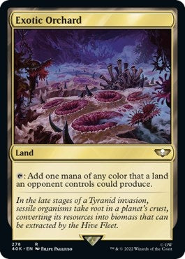 Image for Exotic Orchard (Surge Foil) (278) (Universes Beyond: Warhammer 40,000) - Magic: The Gathering