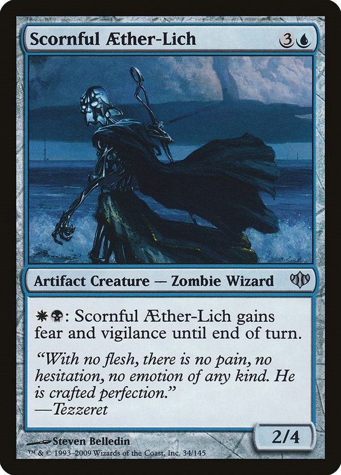 Image for Scornful Aether-Lich (34) (Conflux) - Magic: The Gathering