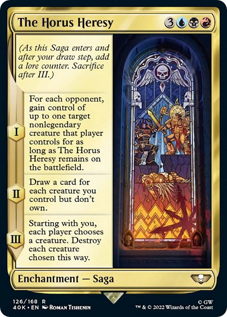 Image for The Horus Heresy (Surge Foil) (126) (Universes Beyond: Warhammer 40,000) - Magic: The Gathering