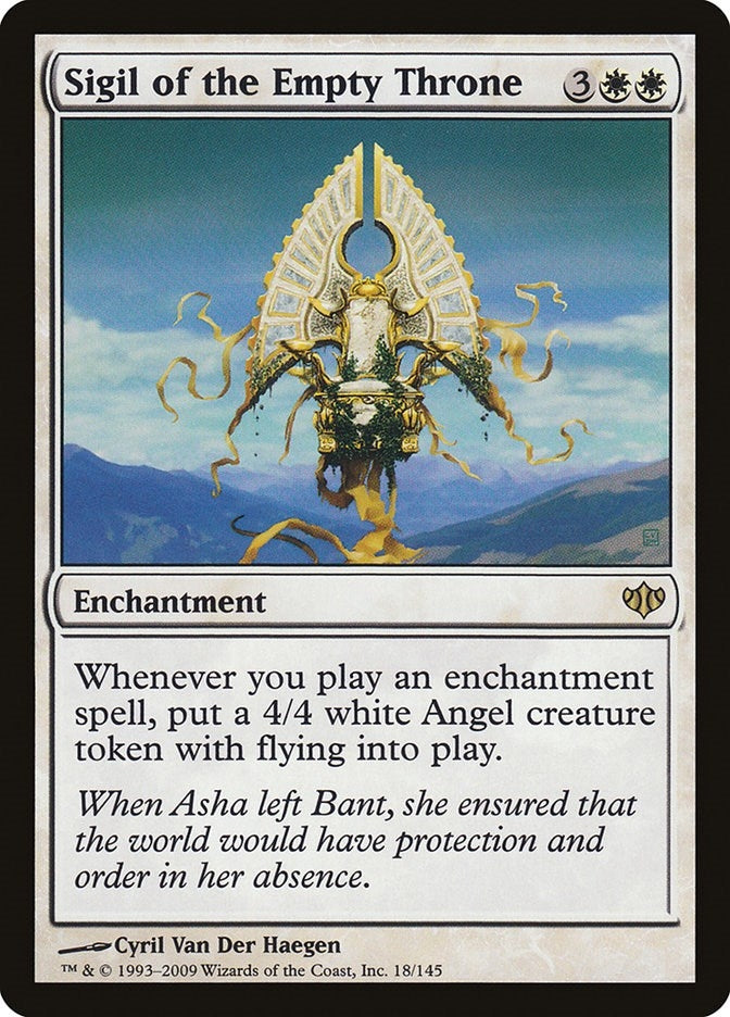 Image for Sigil of the Empty Throne (18) (Conflux) - Magic: The Gathering