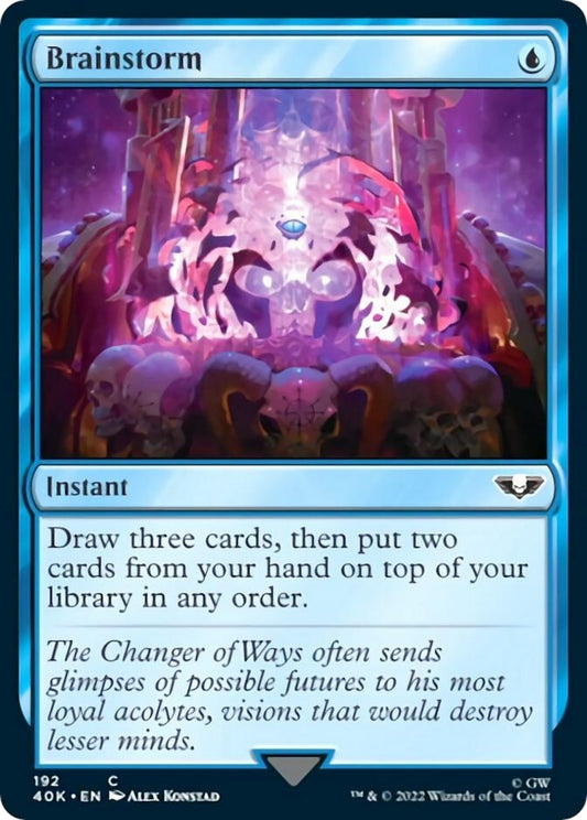 Image for Brainstorm (192) (Universes Beyond: Warhammer 40,000) - Magic: The Gathering