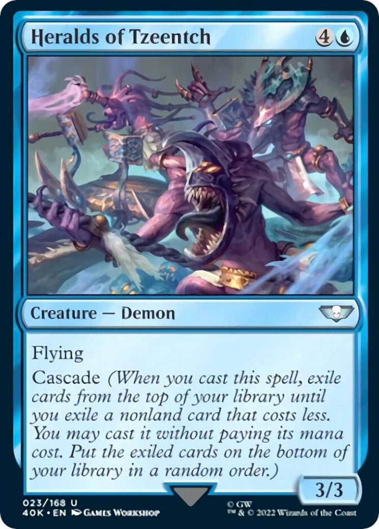 Image for Heralds of Tzeentch (23) (Universes Beyond: Warhammer 40,000) - Magic: The Gathering
