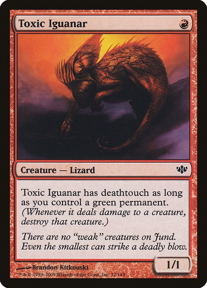 Image for Toxic Iguanar (72) (Conflux) - Magic: The Gathering