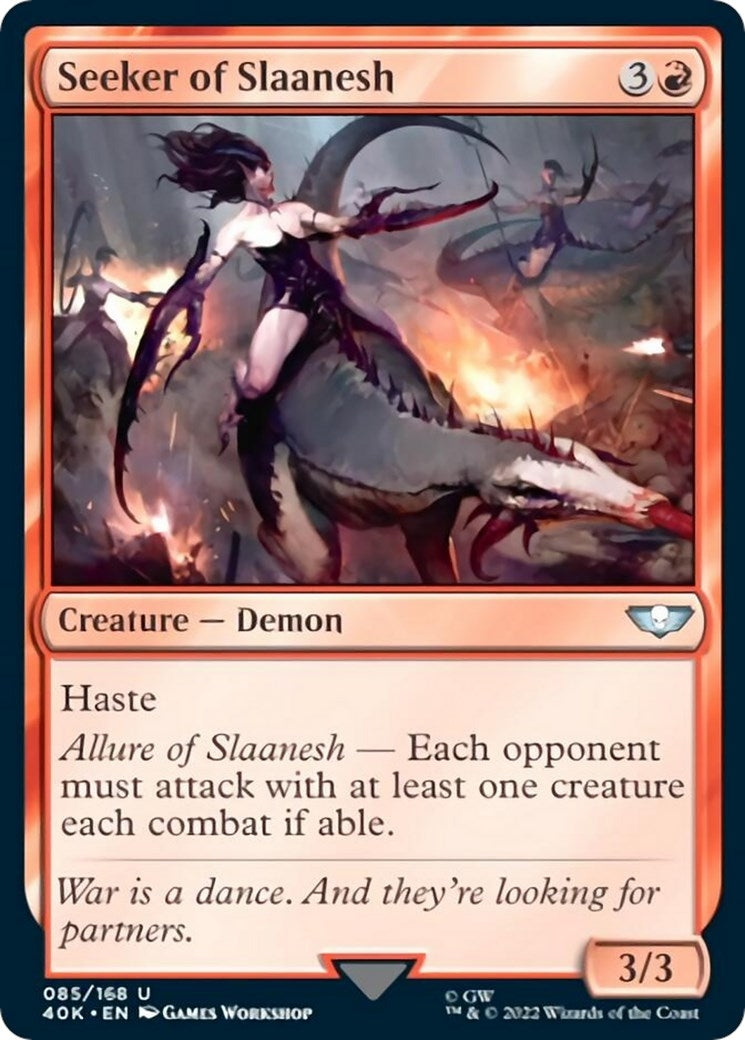 Image for Seeker of Slaanesh (85) (Universes Beyond: Warhammer 40,000) - Magic: The Gathering