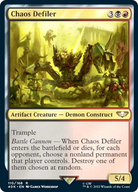Image for Chaos Defiler (110) (Universes Beyond: Warhammer 40,000) - Magic: The Gathering